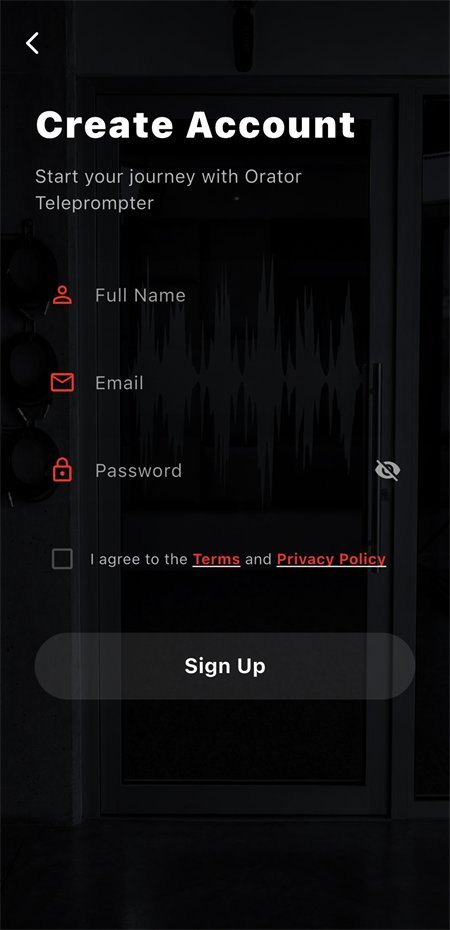 Orator app screenshot 2